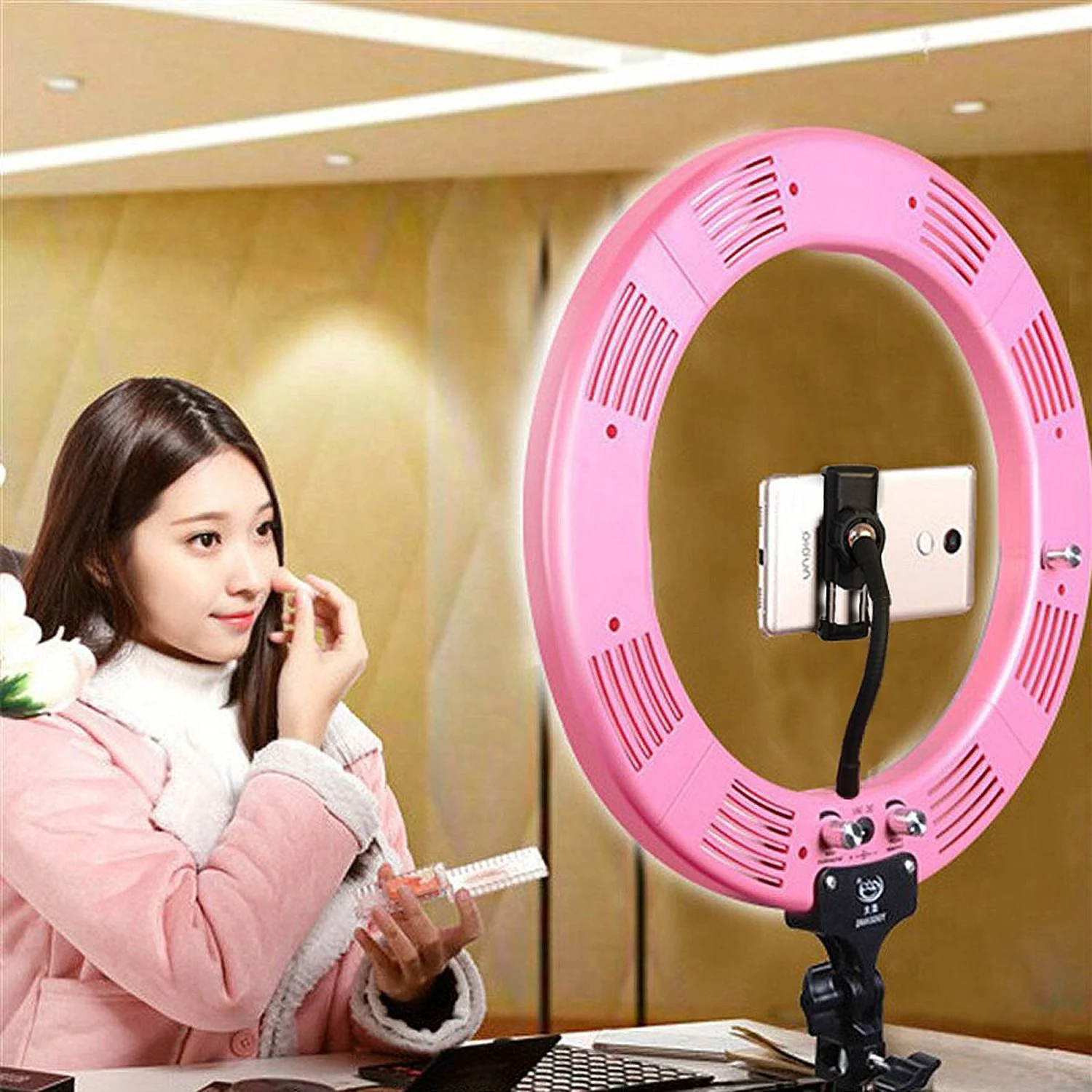 Aro de Luz Led 16¨ 41cm  Fotografía + Trípode RL02 - Image 6