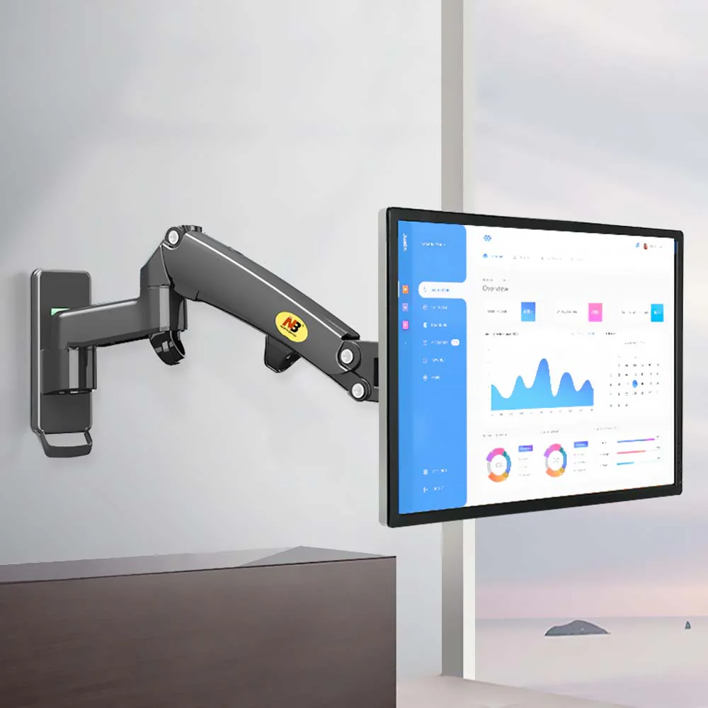 Brazo soporte rack giratorio Monitor TV 17" a 35" North Bayou F150 - Image 4