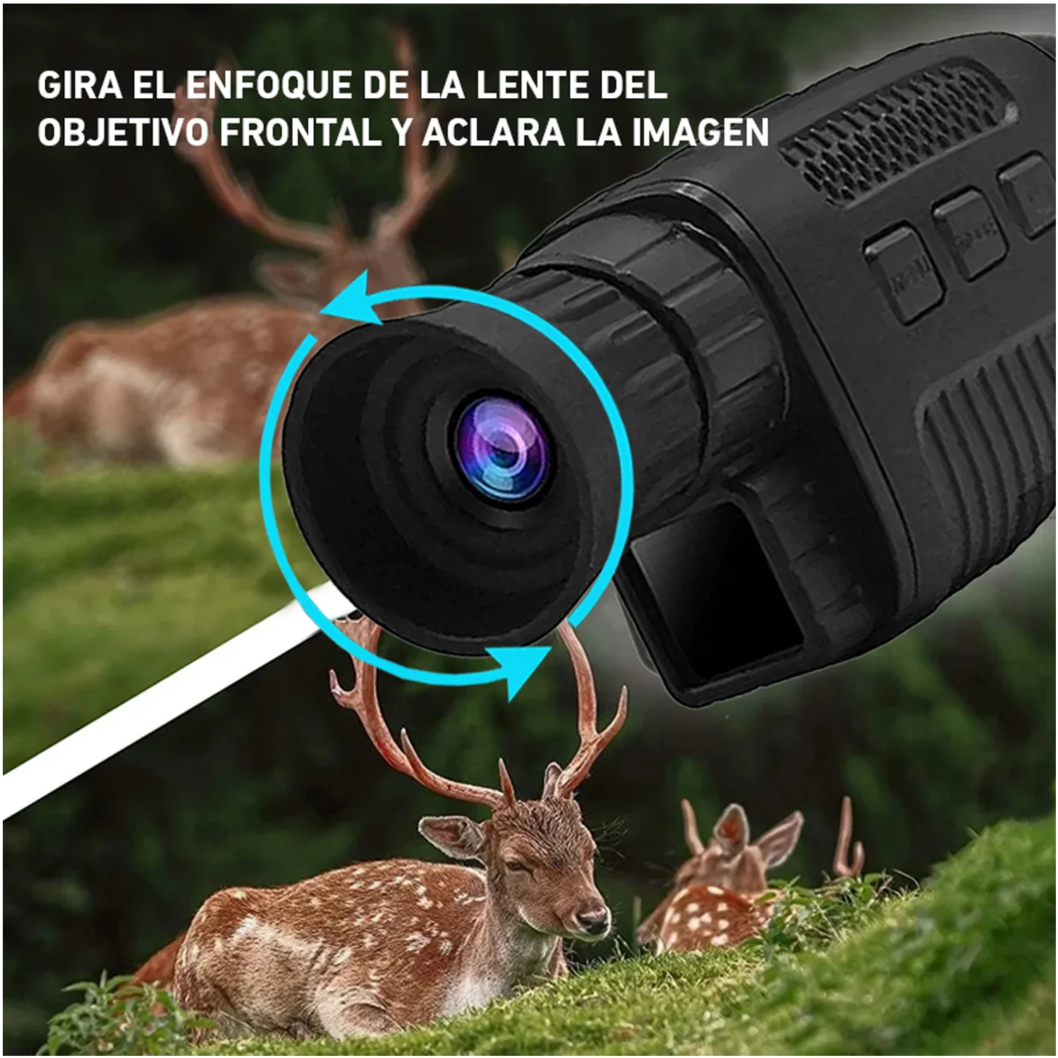 Cámara monocular NV100 visión nocturna 4K zoom 5X telescopio - Image 4