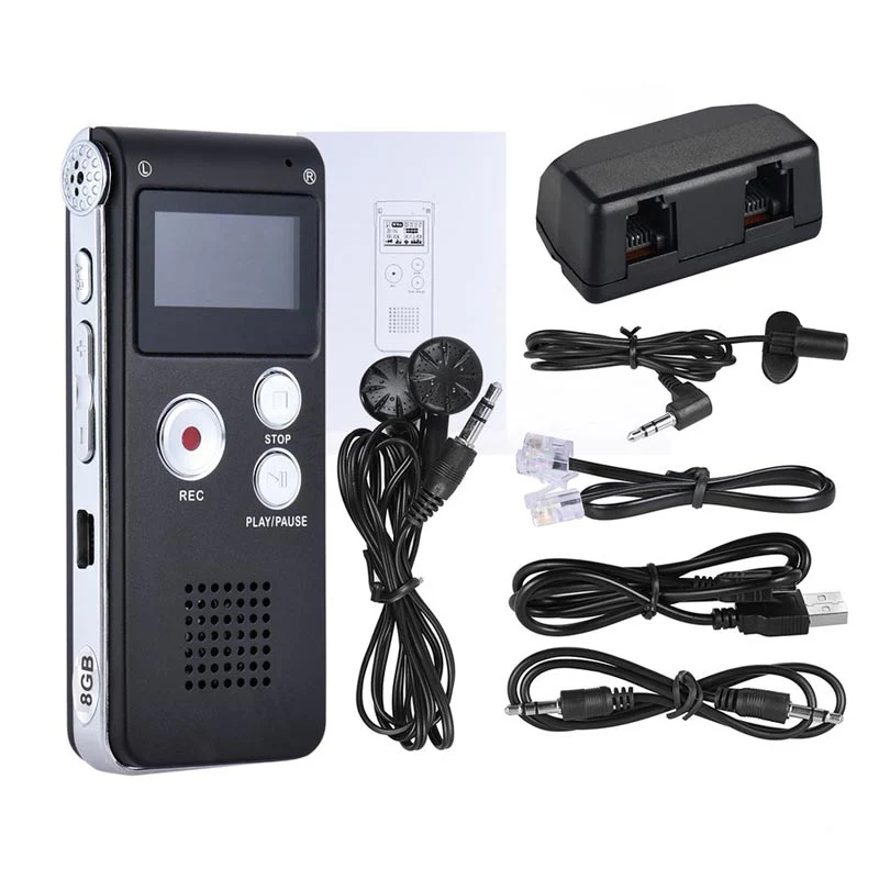 Grabadora de Voz Digital Portátil 8GB SK-012 Periodista - Image 4