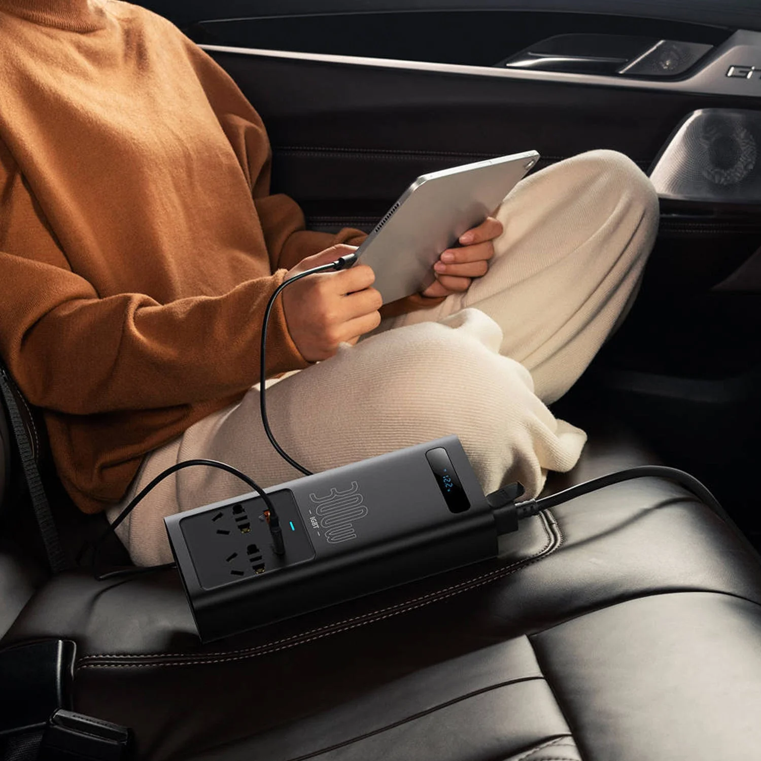 Inversor de Batería de carro convertidor de corriente 300W Baseus CGNB010101 - Image 4