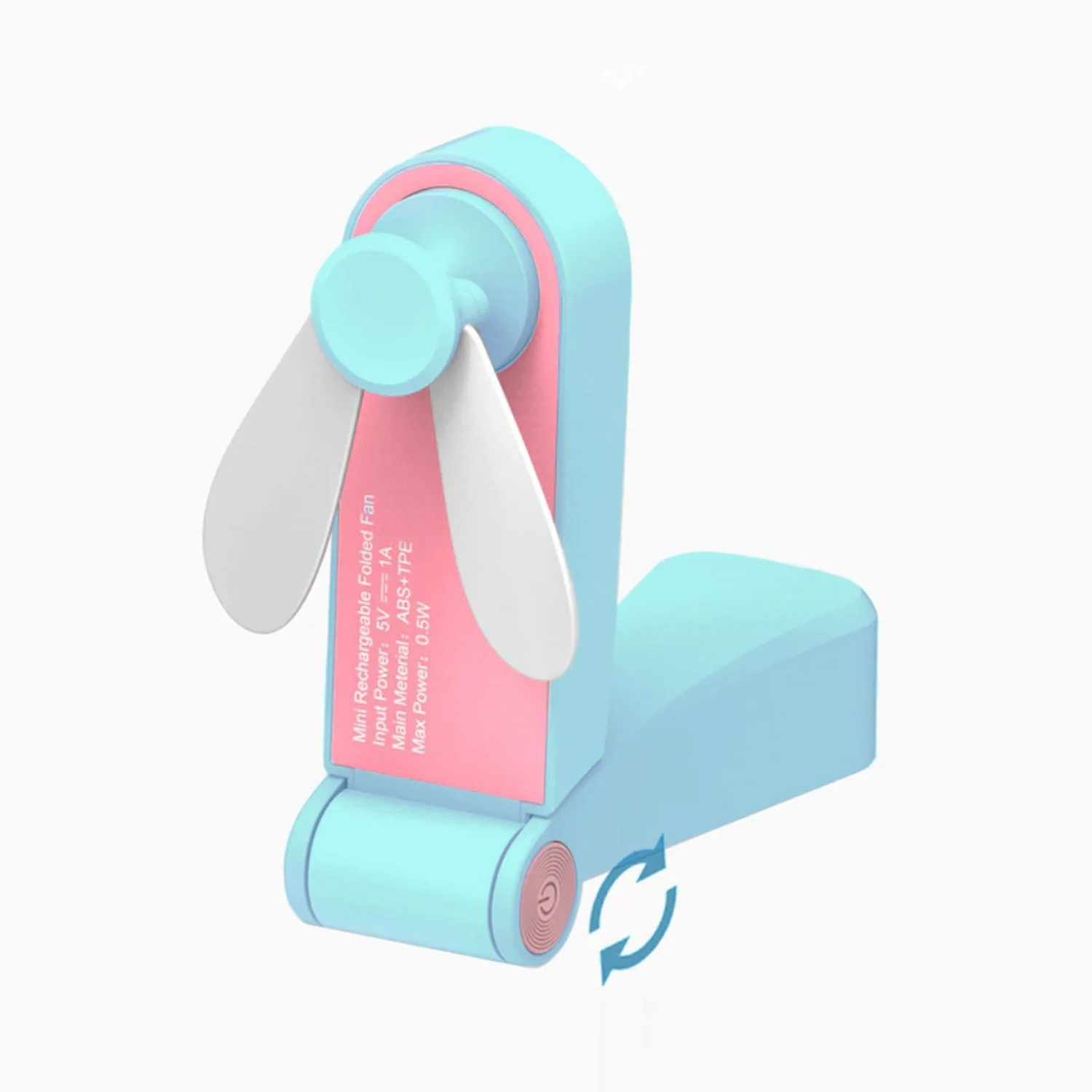 Mini ventilador recargable portátil de bolsillo kt-m1 - Image 6