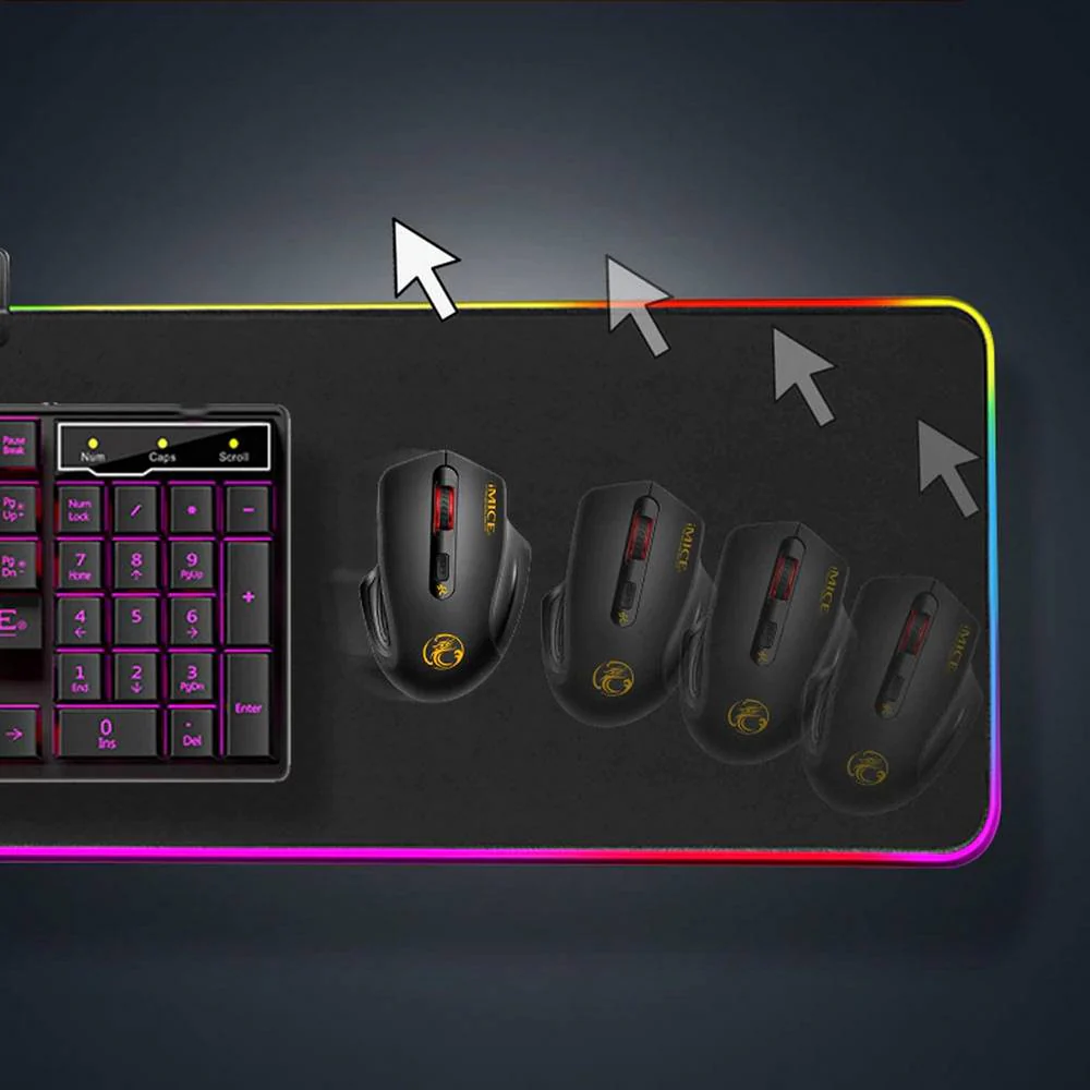 Mouse iMICE ergonómico USB inalámbrico E-1800 - Image 4