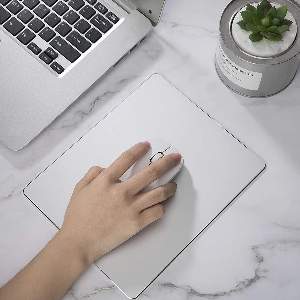 Mouse pad de aluminio impermeable y de doble cara Vaydeer SD1021 - Image 6