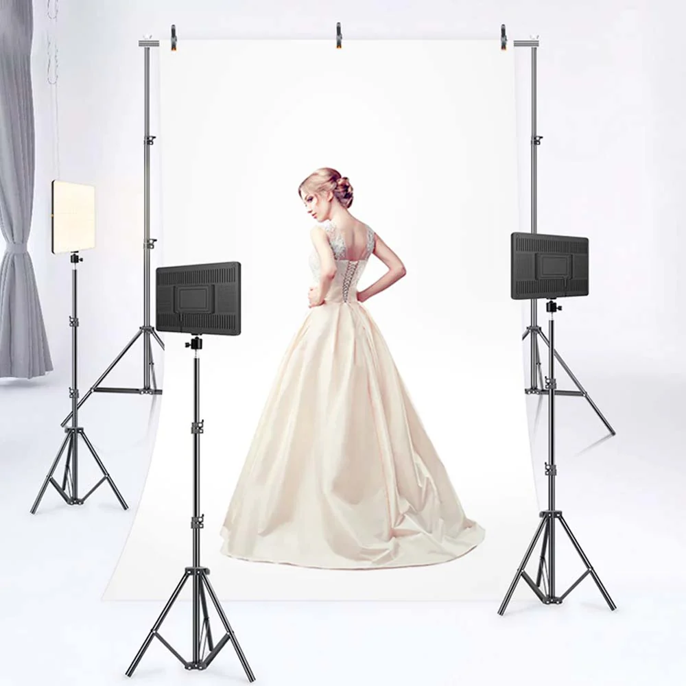 Panel de iluminación LED 10 pulgadas Ra96+ y trípode MM-240B - Image 4