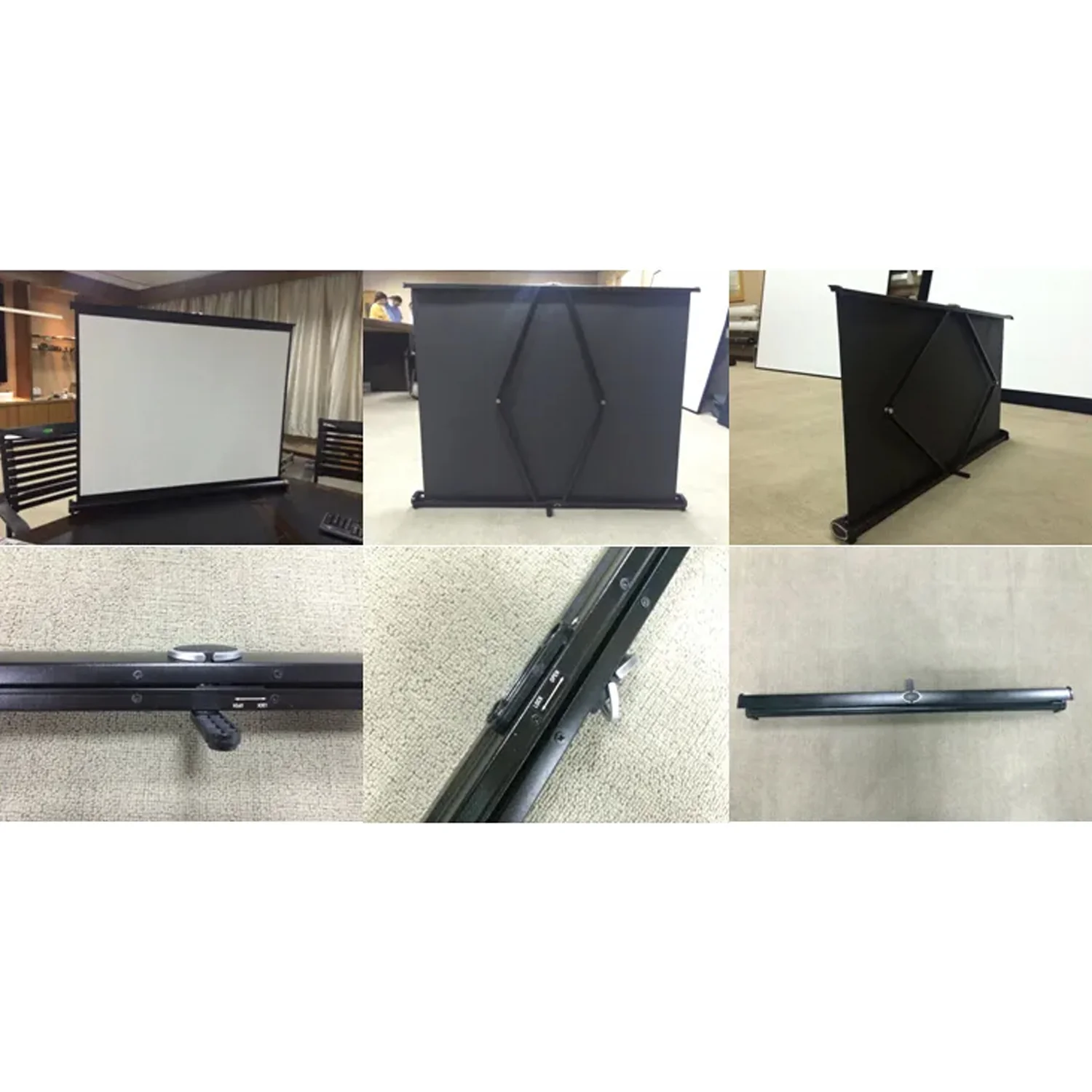 Pantalla ecran de mesa fibra de vidrio 50 pulgadas 1.11x0.62m - Image 4