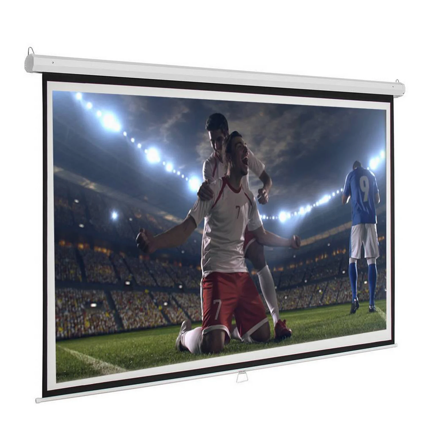 Pantalla ecran manual fibra de vidrio 150 pulgadas 3.05x2.29m - Image 3