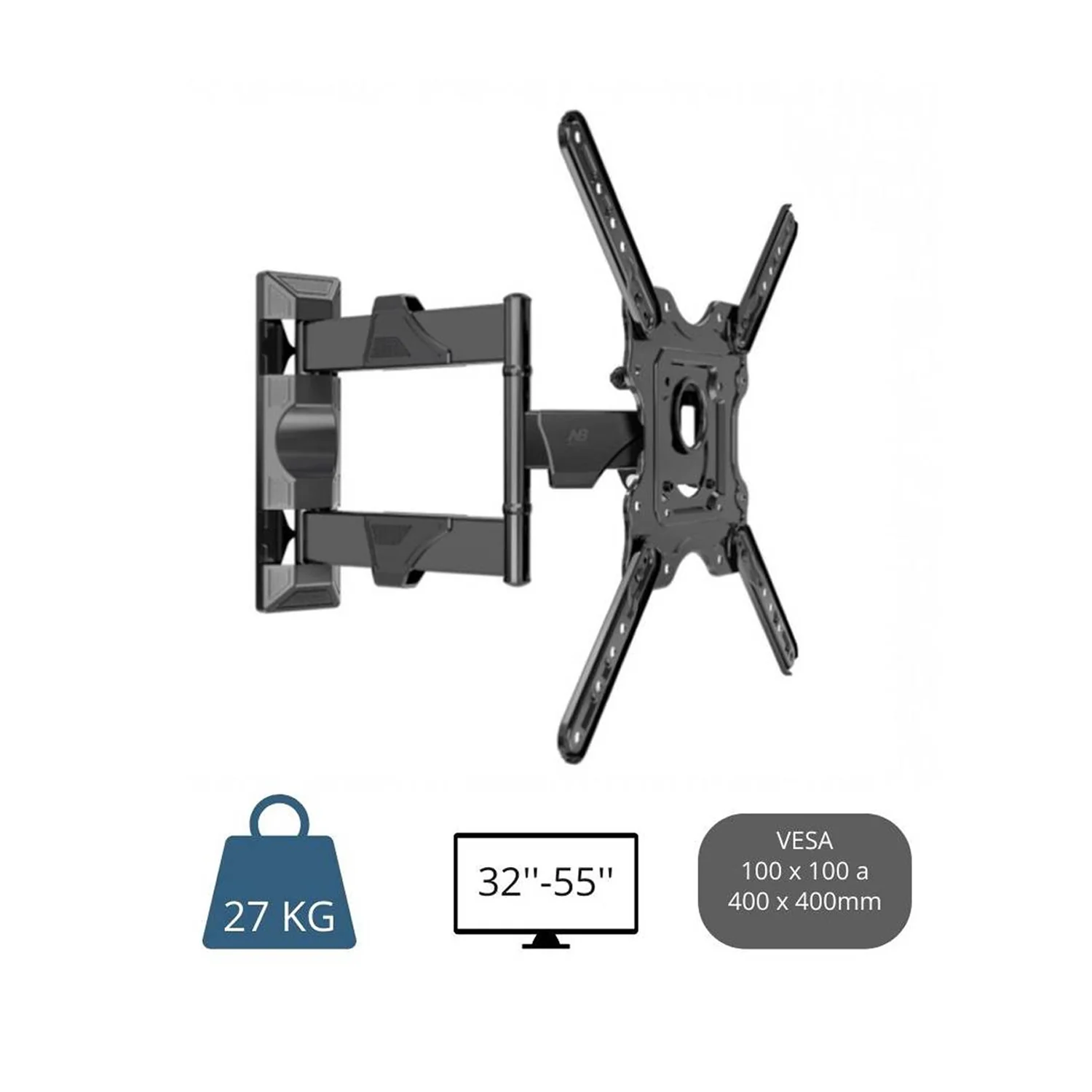 Rack giratorio para monitor o TV 32 a 55'' Soporte North Bayou P4 - Image 4