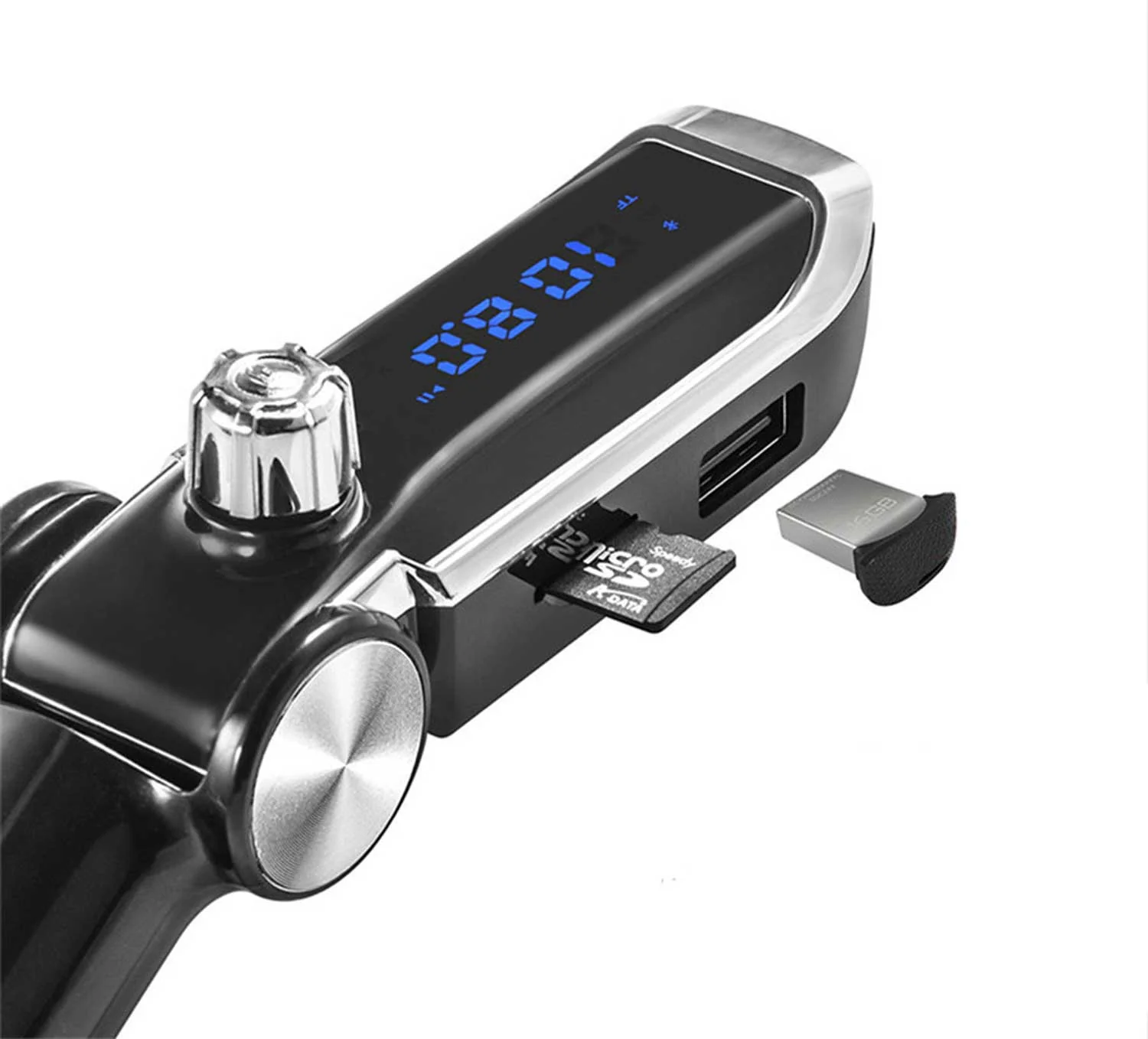 Receptor Bluetooth Transmisor FM Inalambrico para Auto BBL02 - Image 3