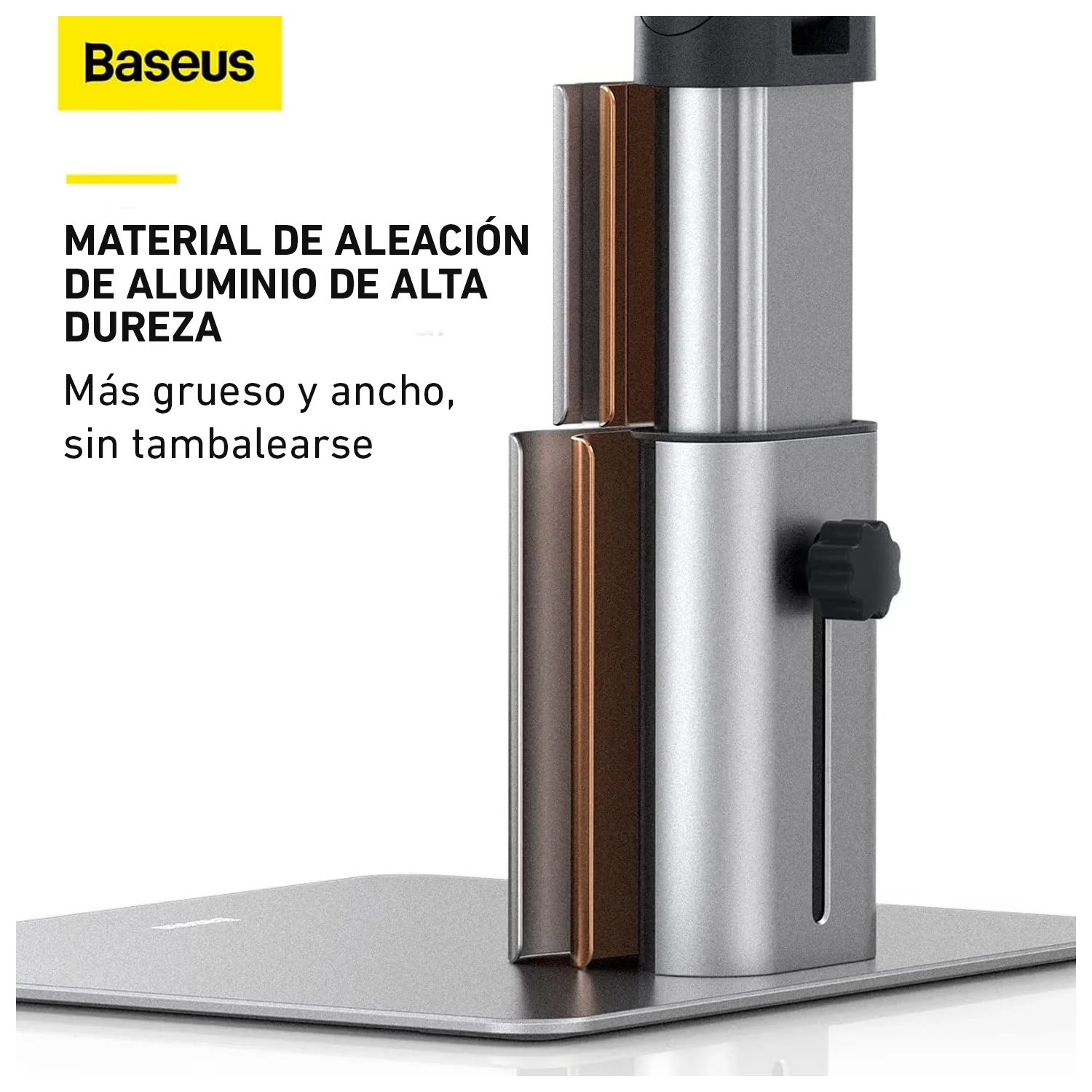 Soporte metálico ajustable para laptop Baseus LUJS000012 - Image 7